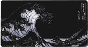 MTG Playmat Dark Great Wave Board Game Card Game Trading Card Game Play Mat TCG Mat Desk Pad Original Hand Painted Stitched Edges Rubber Base Smooth Surface 23.5x13.7in