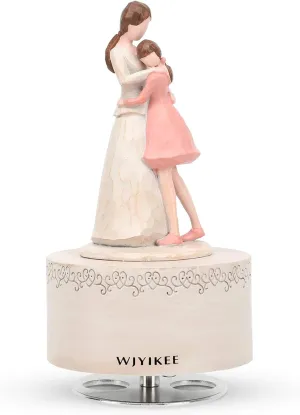 Music Box Mom Gifts,Gifts for Mom from Daughter,Daughter Gift from Mother,Funny Sculpted Musical Figure Gifts,Mother's Day,Thanksgiving,Birthday Gifts for Mom and Daughter