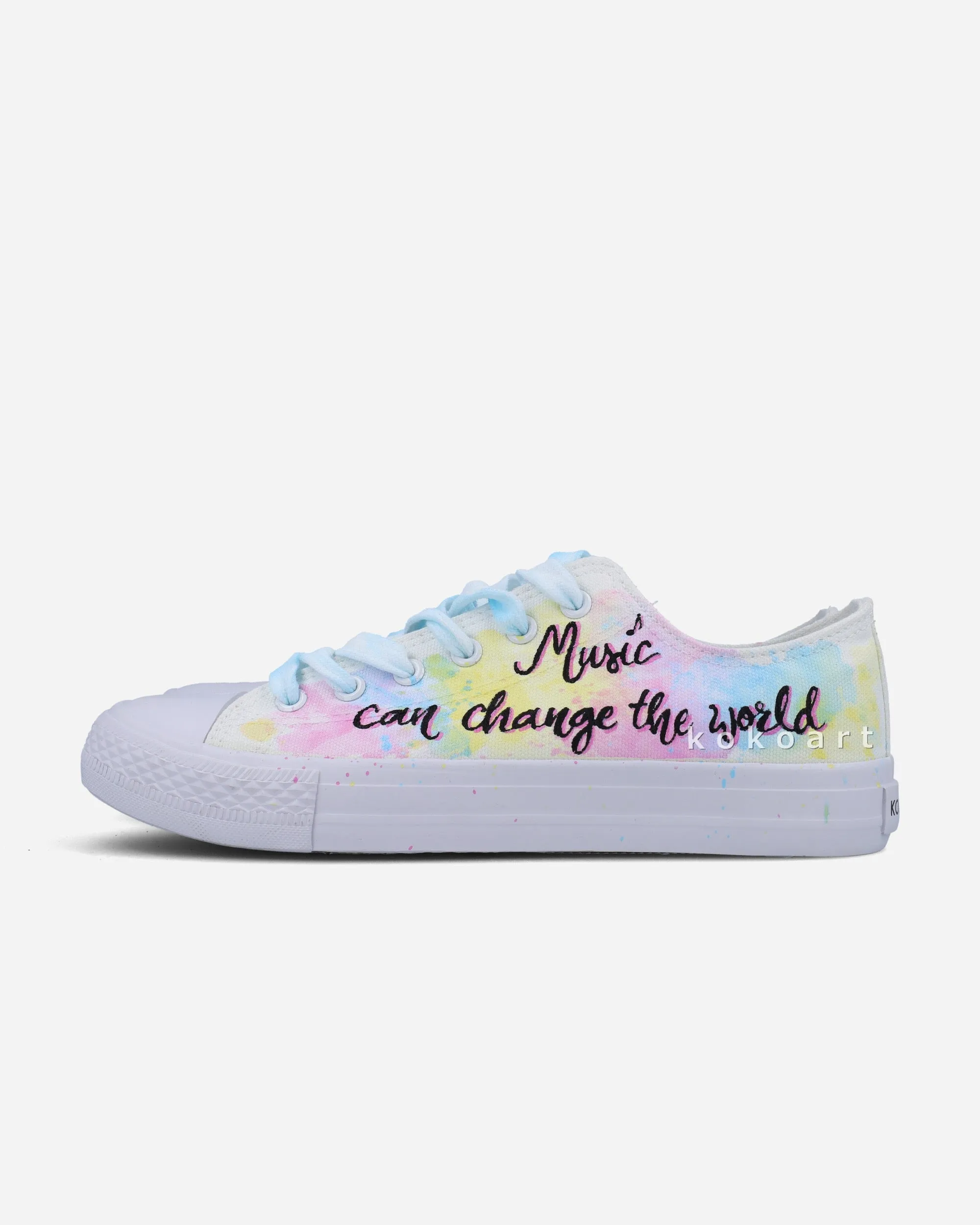 Music Hand Painted Shoes