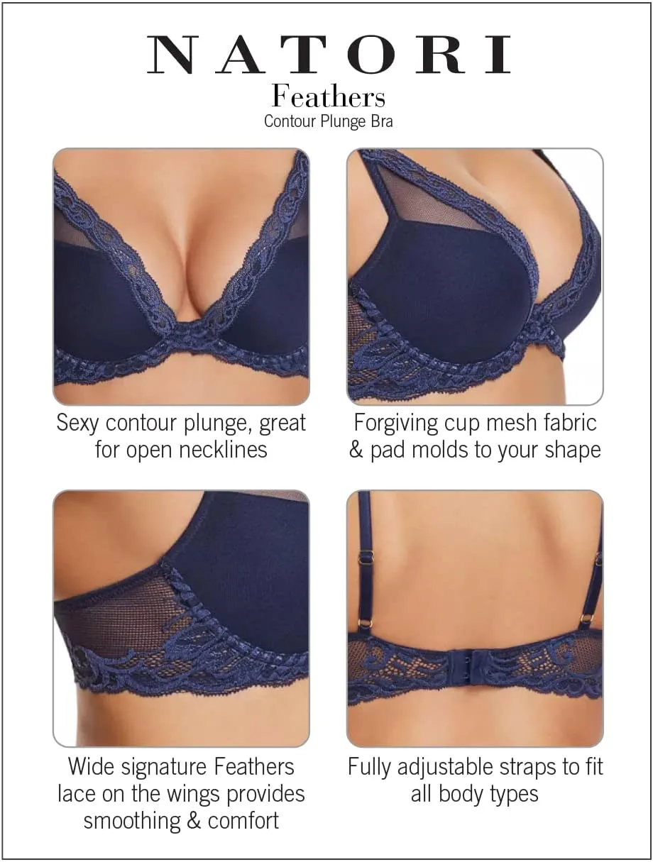 Natori Women's Feathers Full Figure Contour Underwire