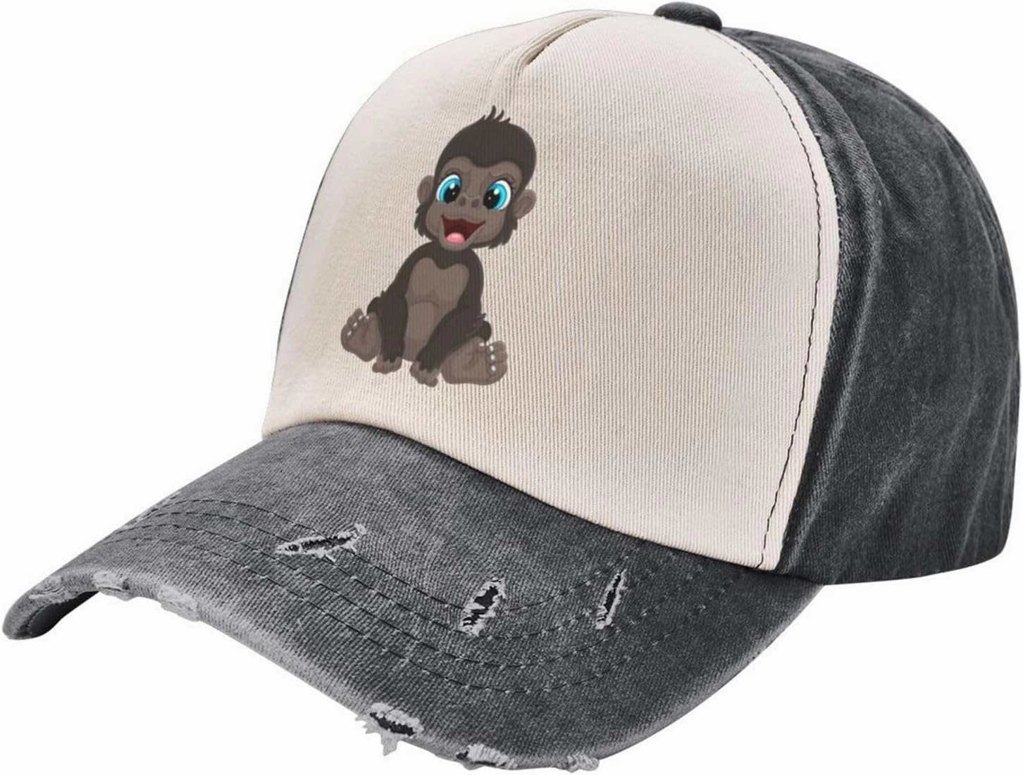 Naughty Little Monkey Baseball Cap for Men Women Baseball Caps Vintage Trucker Caps Sun Hat