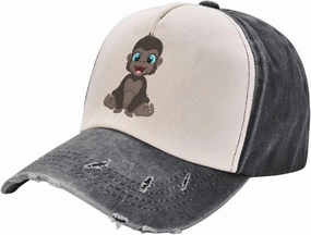 Naughty Little Monkey Baseball Cap for Men Women Baseball Caps Vintage Trucker Caps Sun Hat
