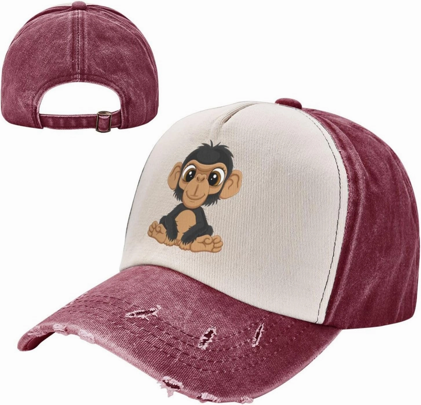 Naughty Monkey Baseball Cap for Men Women Baseball Caps Vintage Trucker Caps Sun Hat