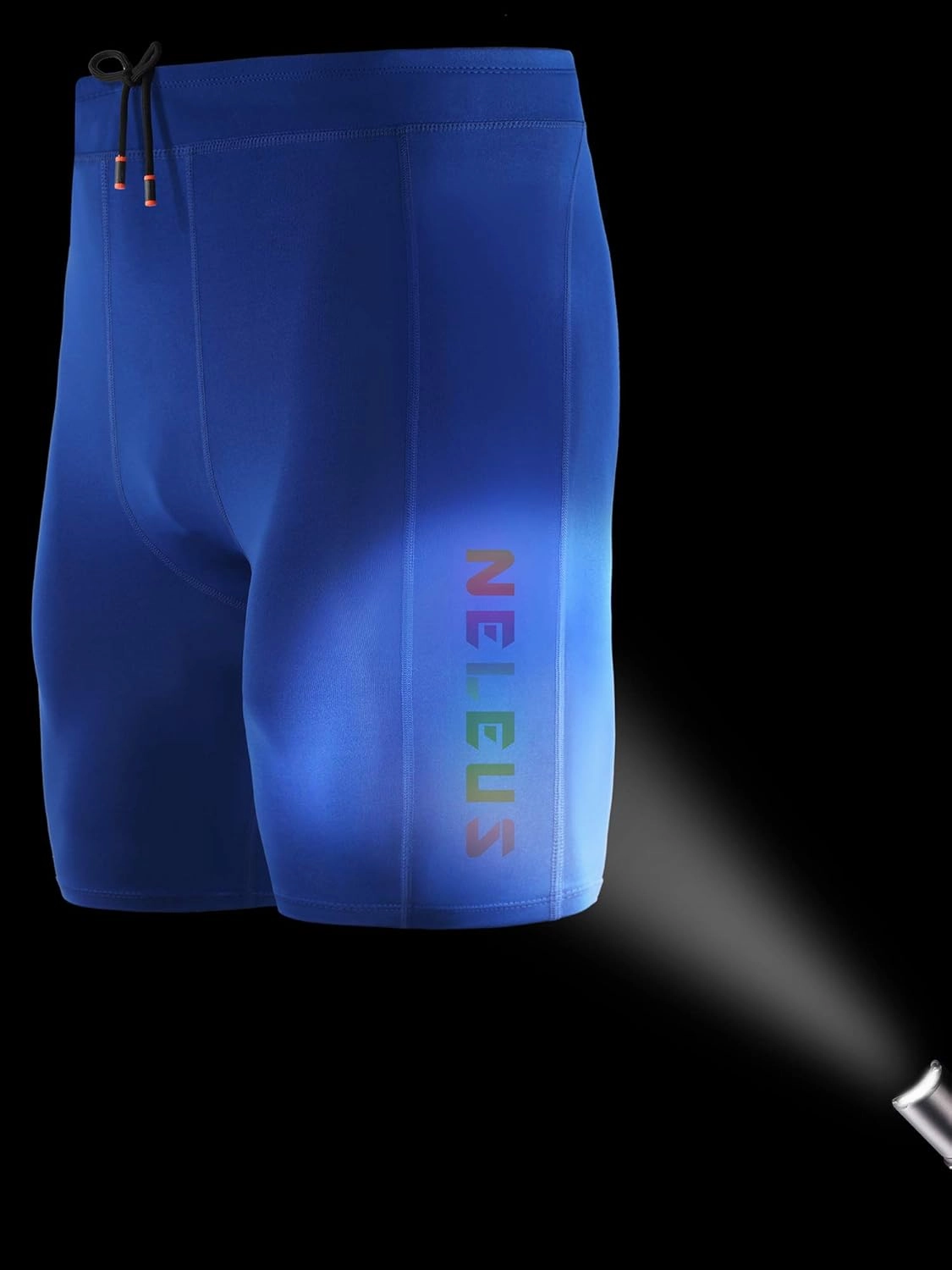 NELEUS Men's 3 Pack Running Compression Shorts with Pockets