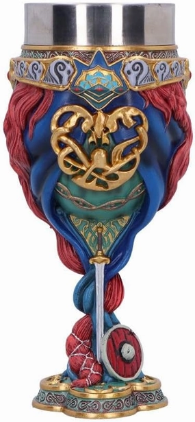 Nemesis Now Lord of the Rings War of the Rohirrim Hera Collectible Goblet, Rohan Princess Drinkware, Official Movie Merchandise, Fantasy Collectible