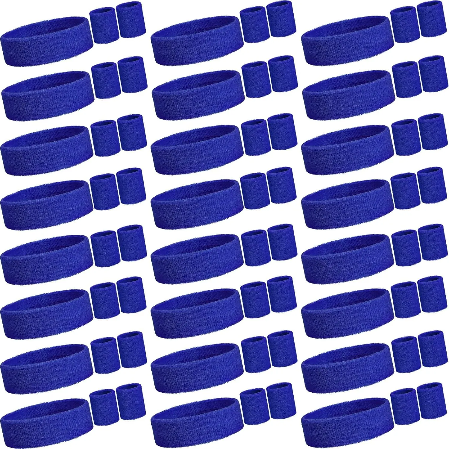 Neon Sweatbands Set Include Athletic Headband Tennis Gymnastics Wristbands International Countries Sports Games Competitions for Men Women Party Supplies