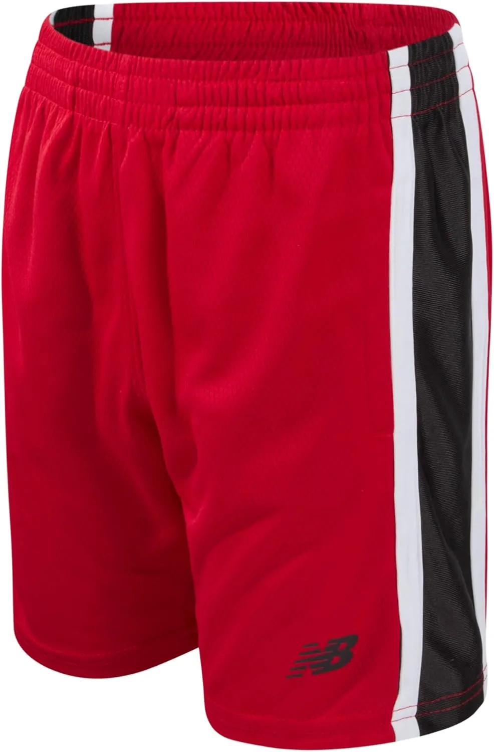 New Balance Boys Athletic Shorts Set - 2 Piece Cotton Blend Jersey Shirt and Active Basketball Shorts for Boys (Sizes: 8-12)