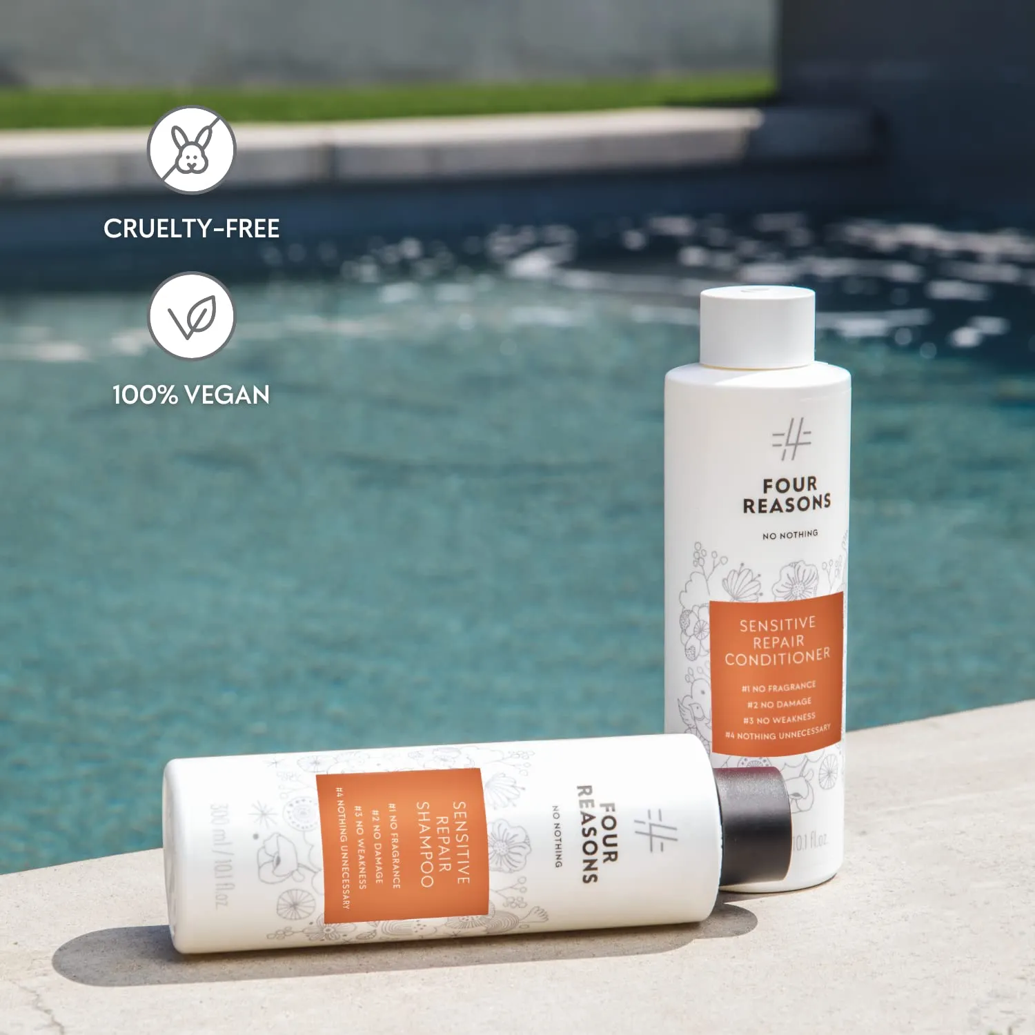 No nothing Very Sensitive - Repair Conditioner - 100% Vegan, Hypoallergenic, Fragrance Free, Paraben Free – 10.15 oz (New Packaging)