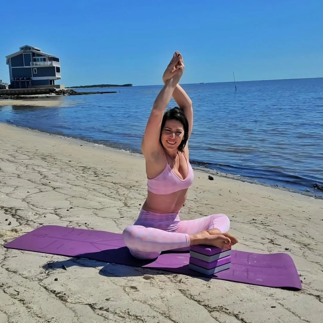 NOLAVA Yoga Mats & Complete Sets - TPE, Non-Slip, Eco-Friendly - Includes Mat, Blocks, Strap, & More (6pc or 7pc Sets) - For Pilates, Yoga & Fitness