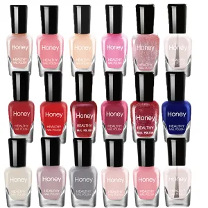 Non Toxic Nail Polish Set, Easy Peel Off and Fast Dry, 20 Pcs Water-Based Nail Polishes Set (5ml/Bottles), Eco Friendly & Organic, Teen