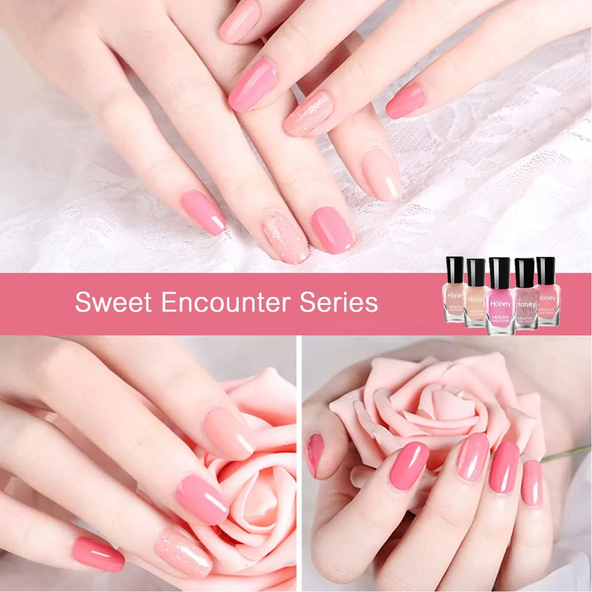 Non Toxic Nail Polish Set, Easy Peel Off and Fast Dry NailPolish Set for Pack, Eco Friendly and Organic Water Based Nail Polish for Women,Teens(20 Bottles)