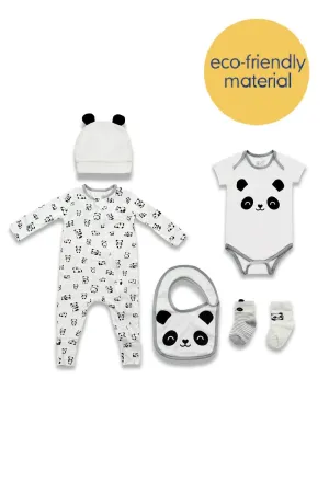 Not Too Big Panda Bamboo Gifting Set - 6 Pack