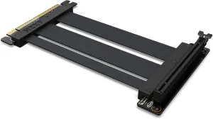 NZXT PCIe 4.0x16 Riser Cable - AB-RC200-B1 - Flexible and Shielded Riser Cable - High-Speed Performance - 200mm Length
