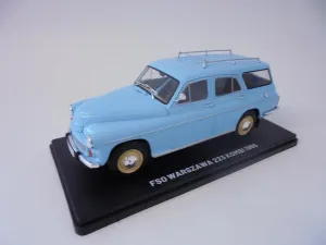 OPO 10 - Collectible Miniature car 1/24 Compatible with FSO Warszawa 223 Kombi (1965) VQR44