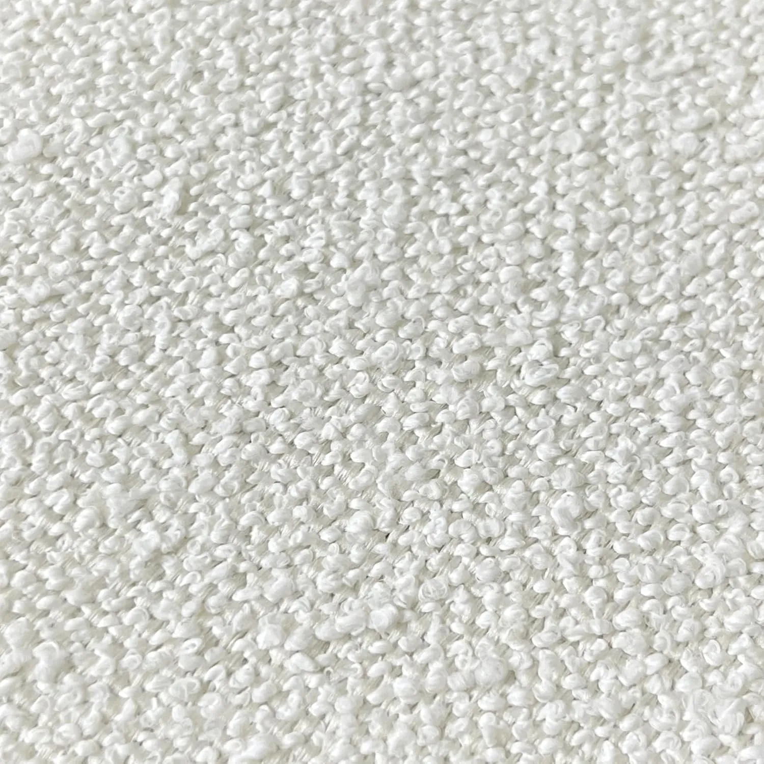 Outdoor/Indoor 22x24 inch Deep Seat Patio Cushions Set of 2 Resilient Foam Filling Water Repellent Stain-Resistant UV Resistant Weather Resistant Patio Cushions Cream White Boucle