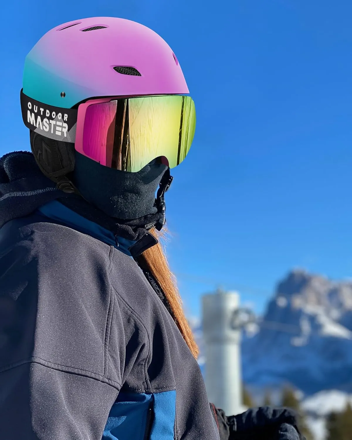 OutdoorMaster Ski Helmet Set