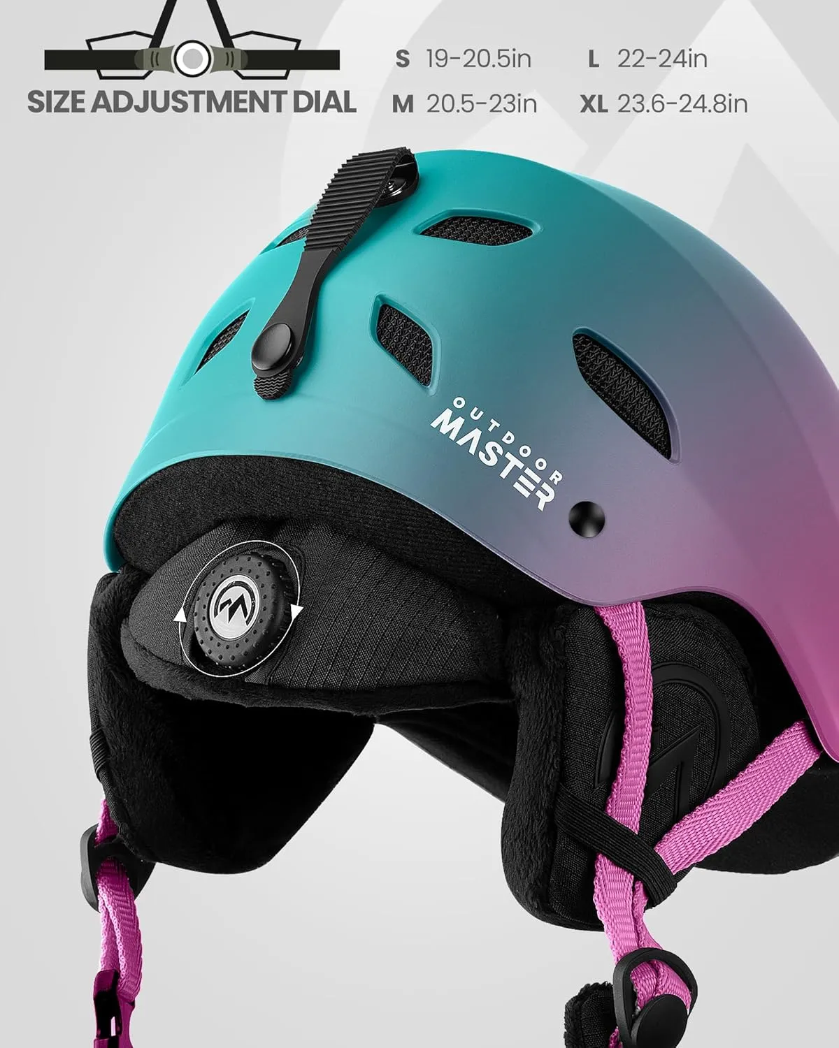 OutdoorMaster Ski Helmet Set