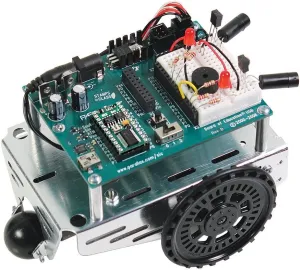 Parallax-28832 Programmable Boe-Bot Robot Kit - USB Version (non-solder) by Parallax