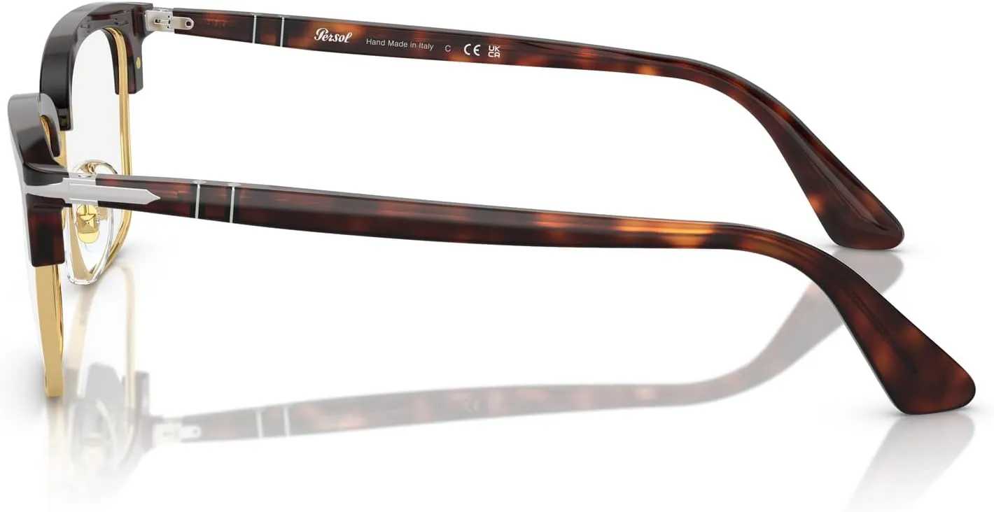 Persol Men's Po3340v Lina Rectangular Prescription Eyewear Frames