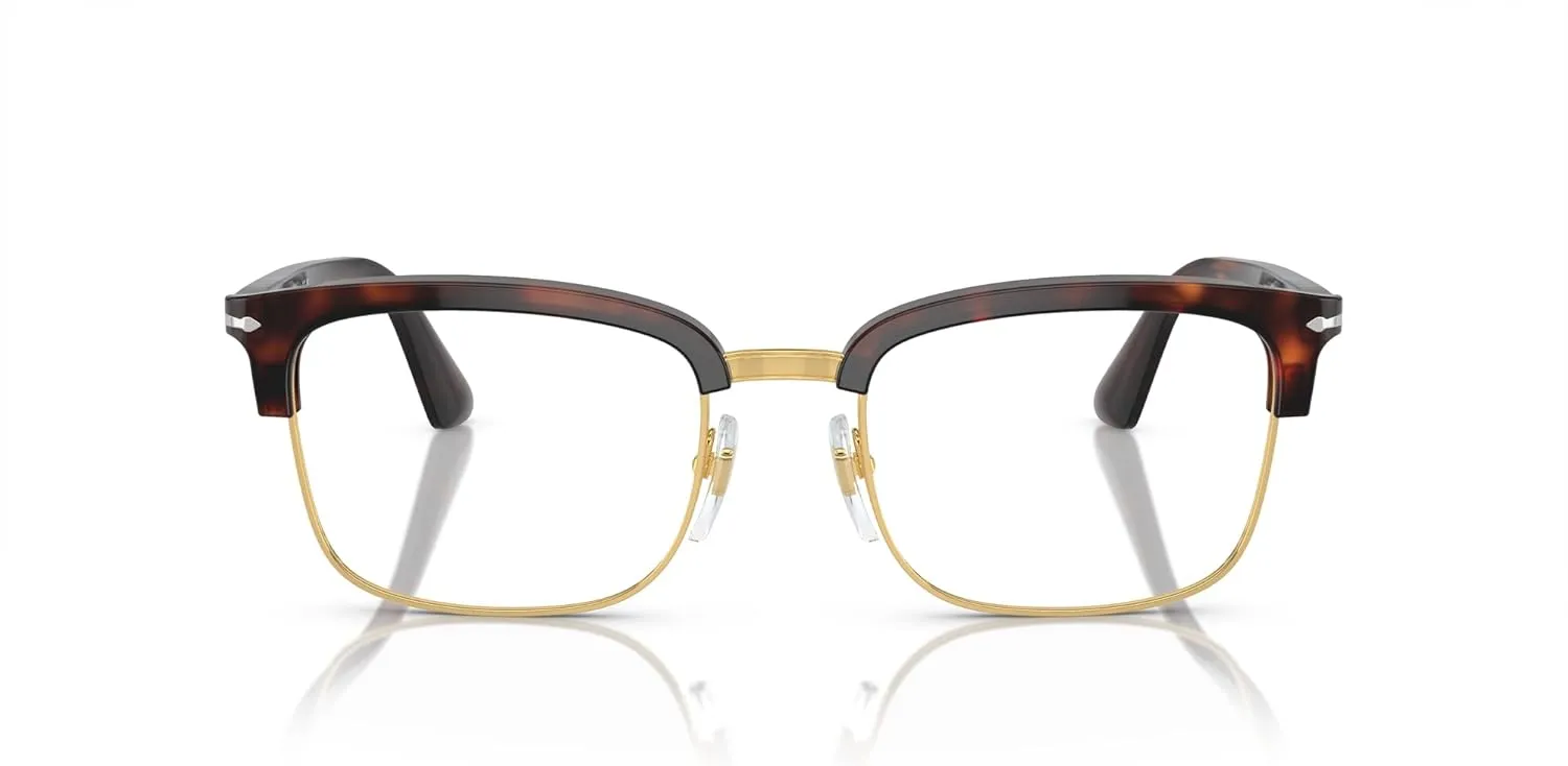 Persol Men's Po3340v Lina Rectangular Prescription Eyewear Frames