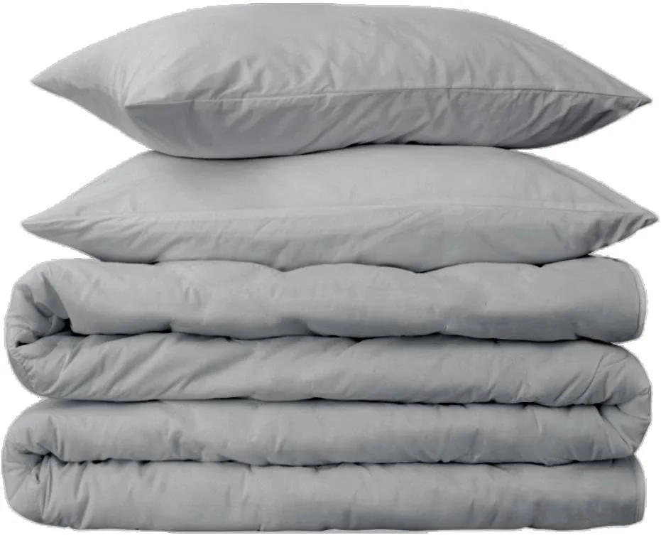 Peru Pima Duvet Cover Set – King/Cal King, 100% Peruvian Pima Cotton, Percale, 415 Thread Count, Cooling & Breathable, Hidden Zipper, Hotel-Quality Soft Bedding, 3 Pieces, Slate