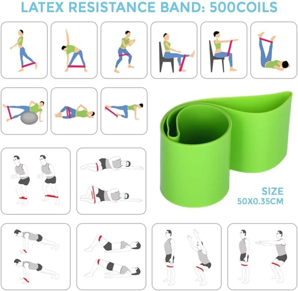 Pilates Essentials Kit for Women Yoga Sets for Women Pilates at Home Equipment Pilates Magic Ring Booty Bands for Working Out Glutes Yoga Ball 25cm Figure 8 Resistance Band for Stretching