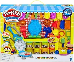 Play-Doh Kitchen Creations Ultimate Barbecue Set Create & Make Meals with Kitchen Tools 40 Pieces