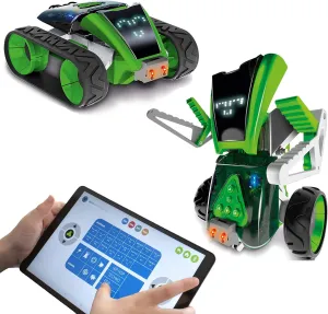 Play Visions Buildable & Programmable Toy Robot Kit for Kids - Bring Mazzy to Life - Create an Interactive Android or Rover Vehicle Model - Great Educational STEM Learning Toy - Ages 8 