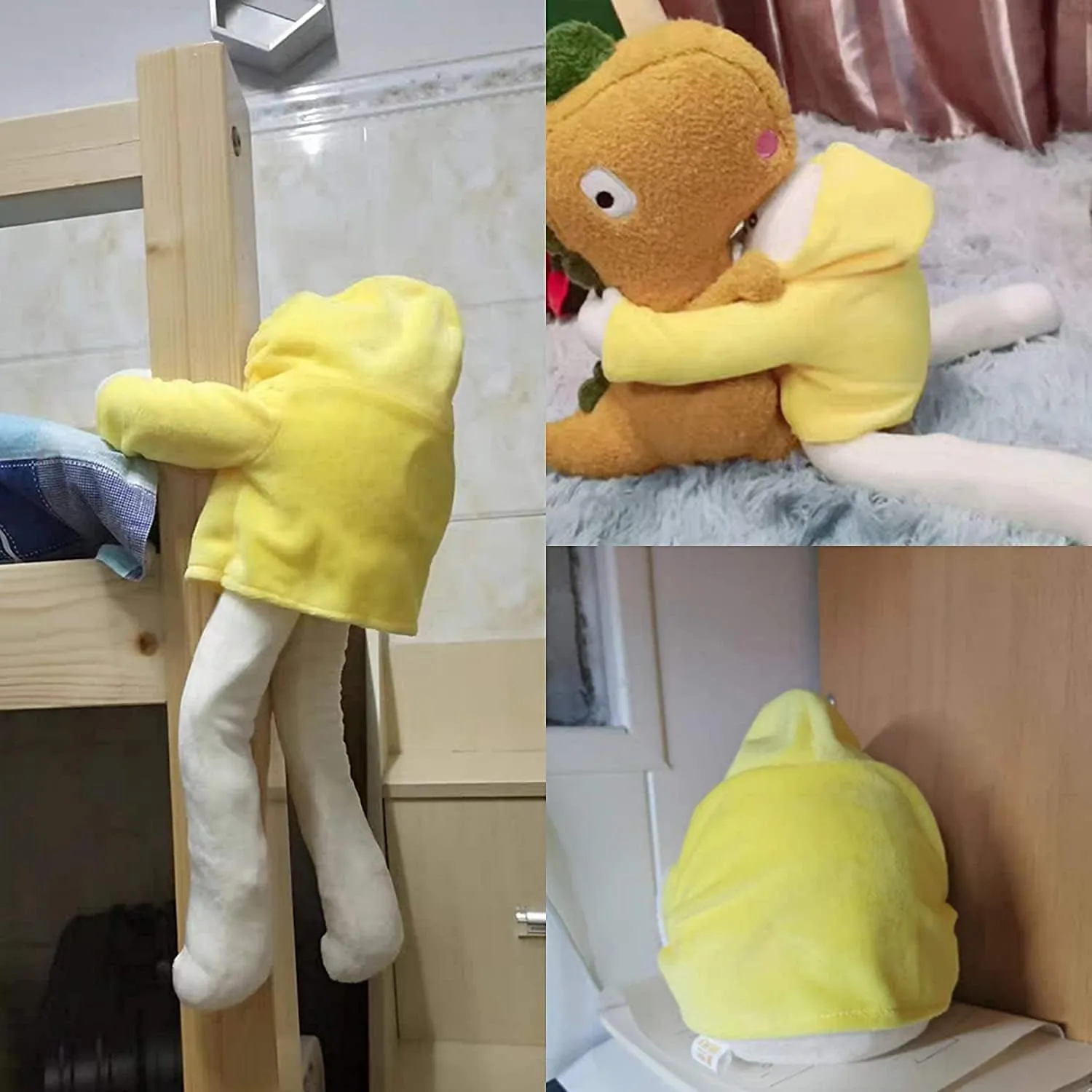 Plush Banana Man Toy,25.6inch Weird Banana Man Doll with Magnet,Funny Poseable Decompression Toy Stuffed Animals Doll Gifts for Boys Girls Birthday Party Christmas(Green)