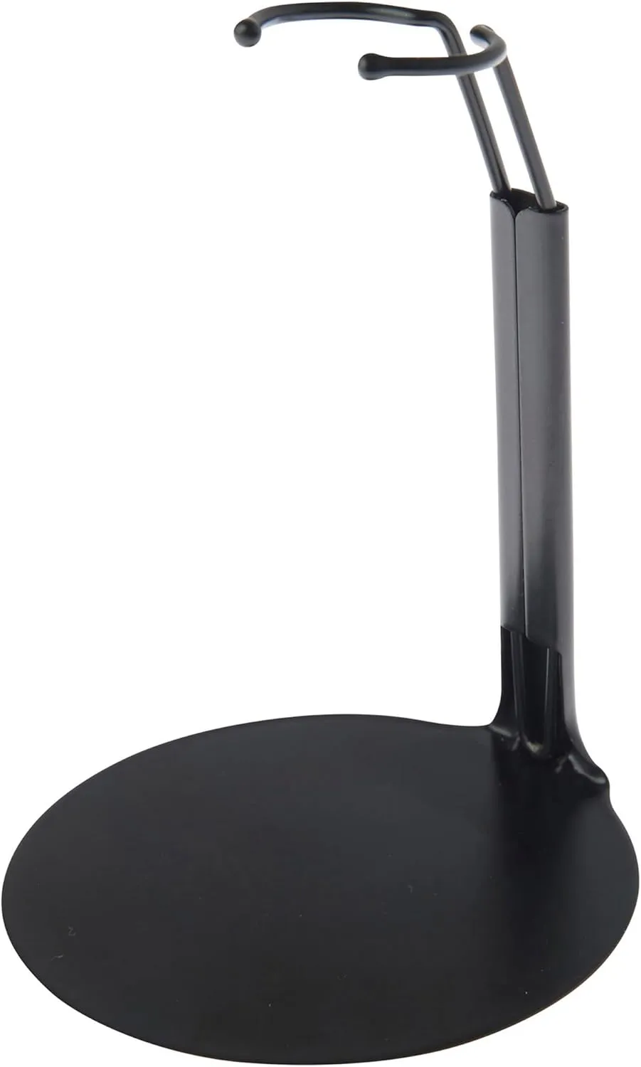 Plymor DSP-4125B Black Adjustable Doll Stand, fits 7, 7.5, 8, 8.5, and 9 inch Slim Waist Dolls or Action Figures, Waist is 1.125" - 1.5" Wide, 3.25" - 4" Around, Pack of 12