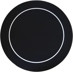 Poker Felt Table Cover 138Cm Black Table Cloth Round Rubber Mat Poker Game Table Casino Layout Poker Cloth with Shoulder Bag Poker Game Mat Poker Card Tabletop Layout