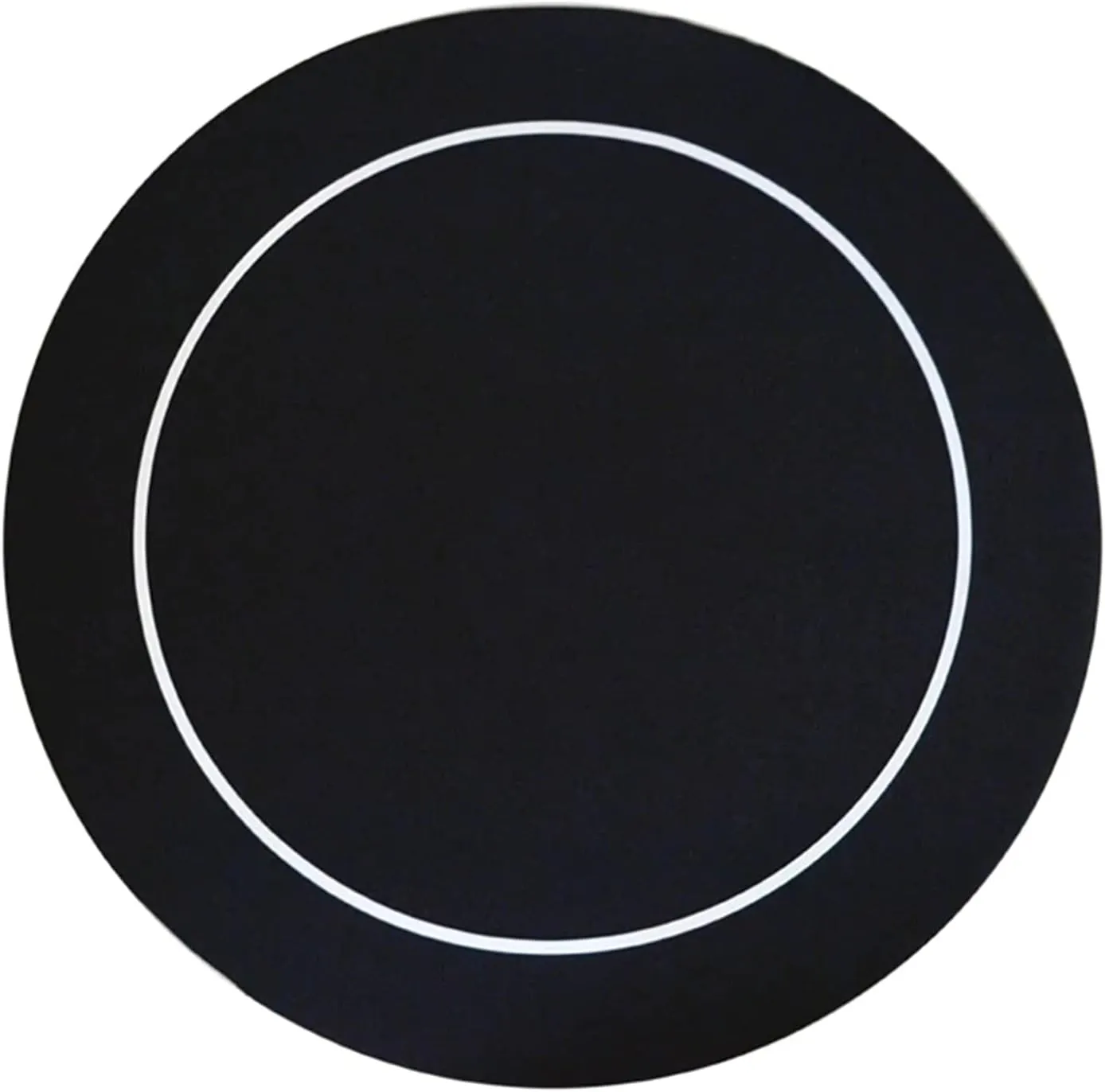 Poker Felt Table Cover 138Cm Black Table Cloth Round Rubber Mat Poker Game Table Casino Layout Poker Cloth with Shoulder Bag Poker Game Mat Poker Card Tabletop Layout