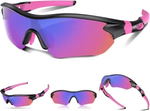 Polarized Sports Sunglasses for Men Women Youth Baseball Running Fishing Tennis Golf Cycling Driving Motor TAC UV400 TR90