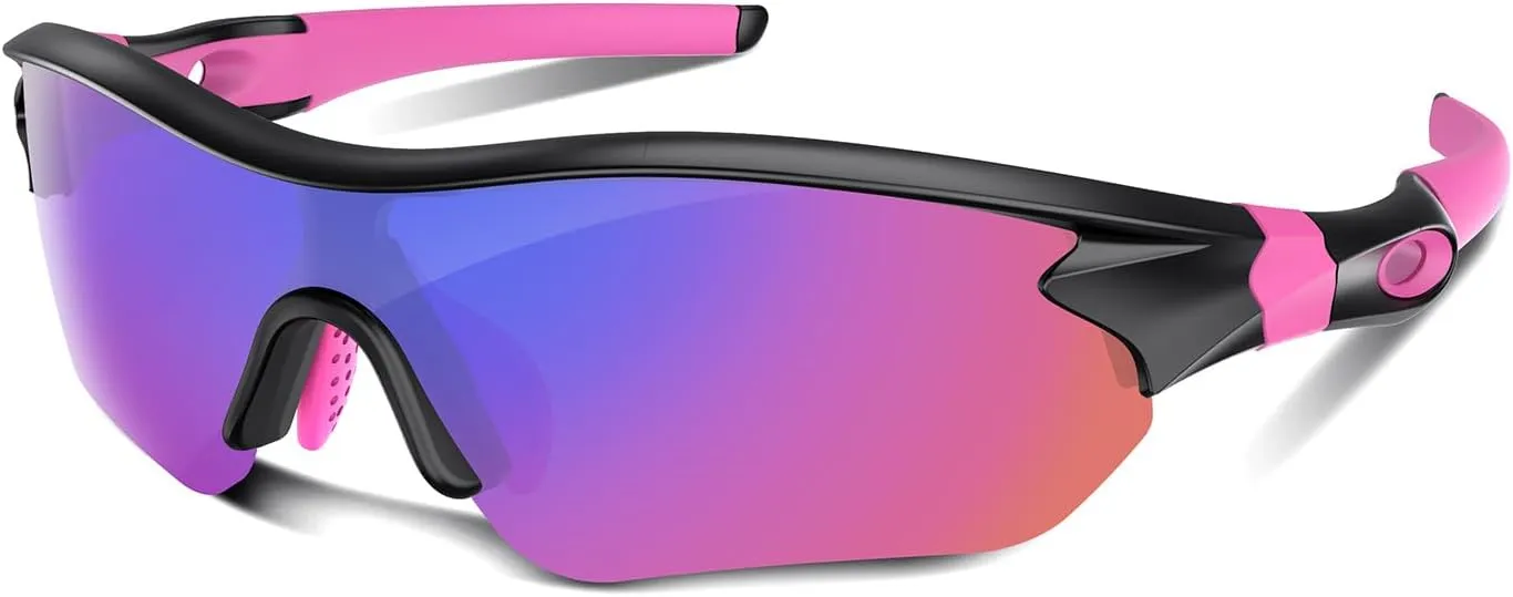 Polarized Sports Sunglasses for Men Women Youth Baseball Running Fishing Tennis Golf Cycling Driving Motor TAC UV400 TR90