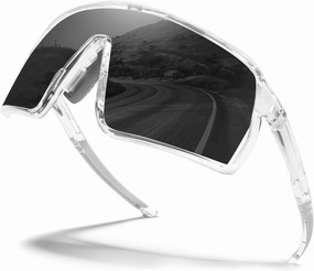 Polarized Sports Sunglasses for Men Women, Cycling Glasses UV Protection Mountain Biking Glasses for Fishing Running