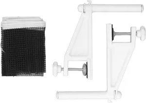 Portable Folding Table Tennis Net and Post Set - Adjustable and Easy Setup for Indoor and Outdoor Play