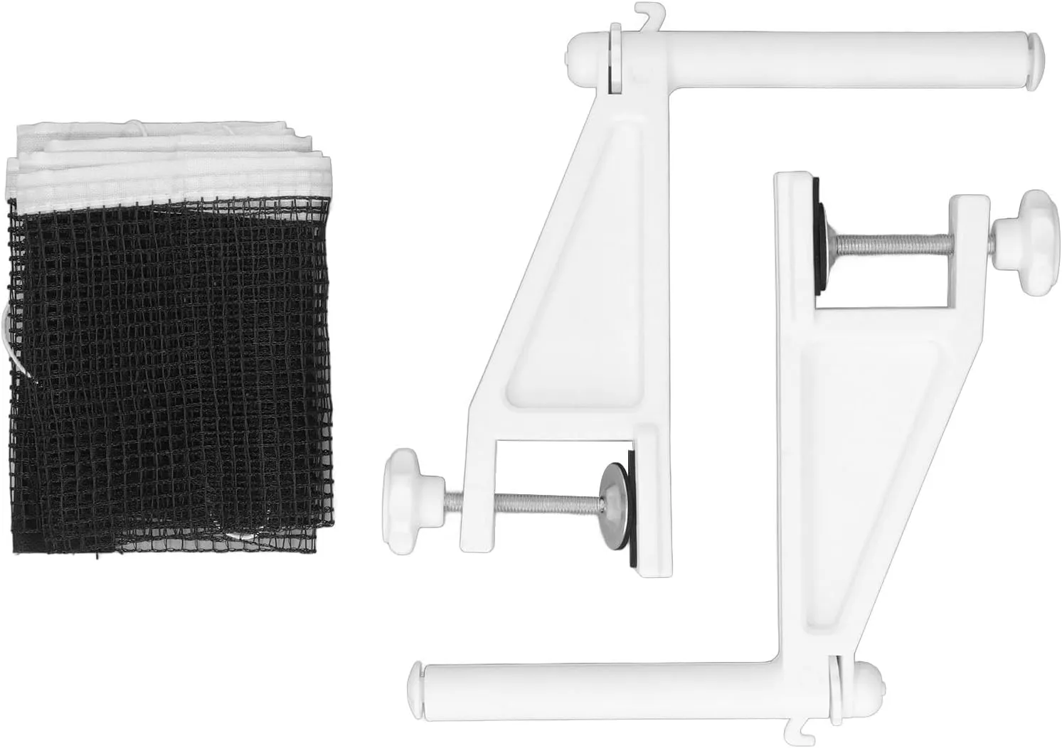 Portable Folding Table Tennis Net and Post Set - Adjustable and Easy Setup for Indoor and Outdoor Play