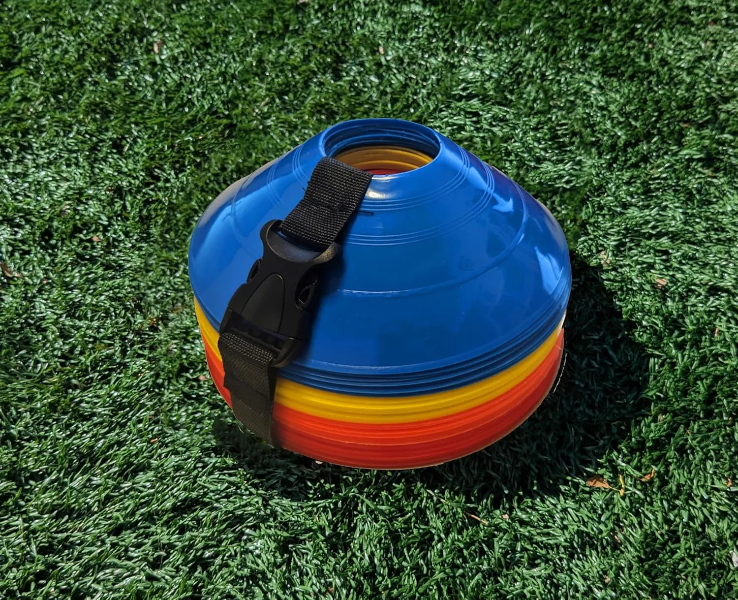 Pro Lite Training Cones (Set of 40) - APEX PRO Sports - Training Cones Agility Soccer Cones with Carry Strap for Training, Soccer, Football, Basketball,Kids and Other Sports and Games