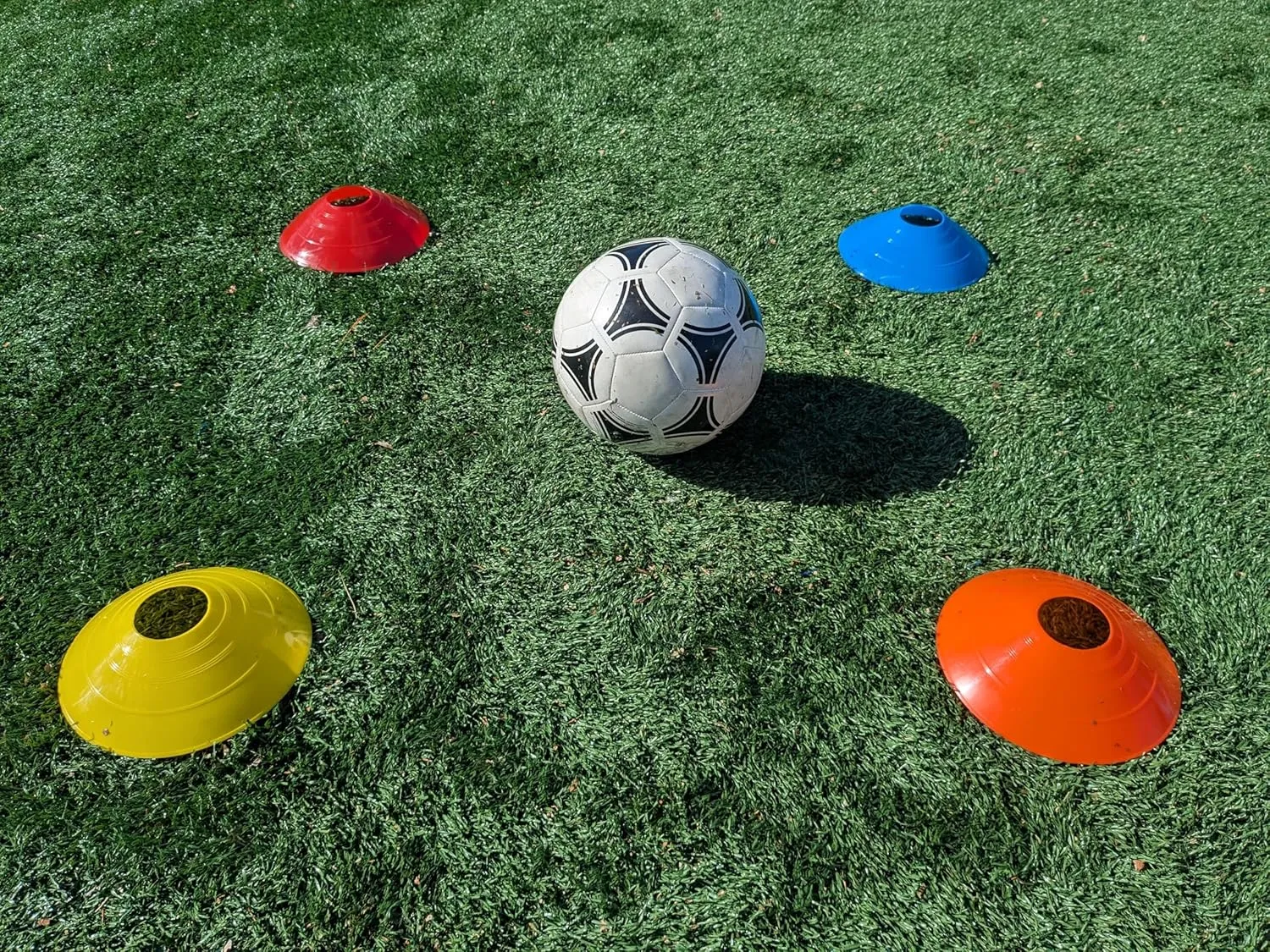 Pro Lite Training Cones (Set of 40) - APEX PRO Sports - Training Cones Agility Soccer Cones with Carry Strap for Training, Soccer, Football, Basketball,Kids and Other Sports and Games