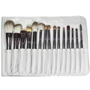 Professional makeup brush, 15Pcs Makeup Brush Set Foundation Eyeshadow Blush Brush Blending Concealers Face Powder Eye Make up Brushes Comes with a makeup bag(black)