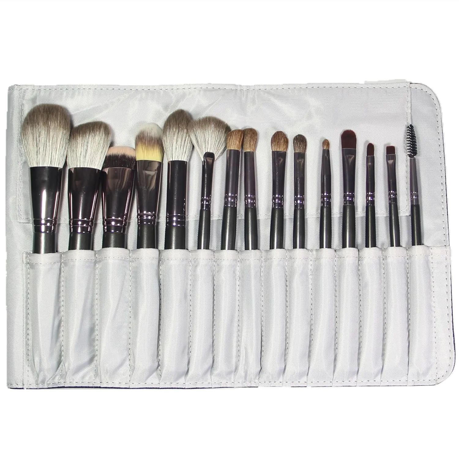 Professional makeup brush, 15Pcs Makeup Brush Set Foundation Eyeshadow Blush Brush Blending Concealers Face Powder Eye Make up Brushes Comes with a makeup bag(black)