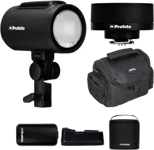 PROFOTO A2 Monolight Camera Flash Head with Profoto Connect for Nikon & Gadget Bag (3 Items)