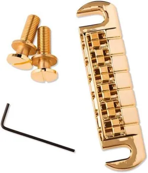 PRS Adjustable Stop Tail Bridge - Gold