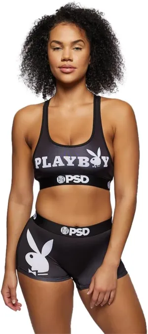 PSD Women's Playboy Boy Shorts - Full Coverage Women's Underwear - Comfortable Stretch Panties for Women