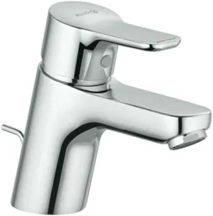 Pure&Easy 373850565 Washbasin Mixer tap, Chrome