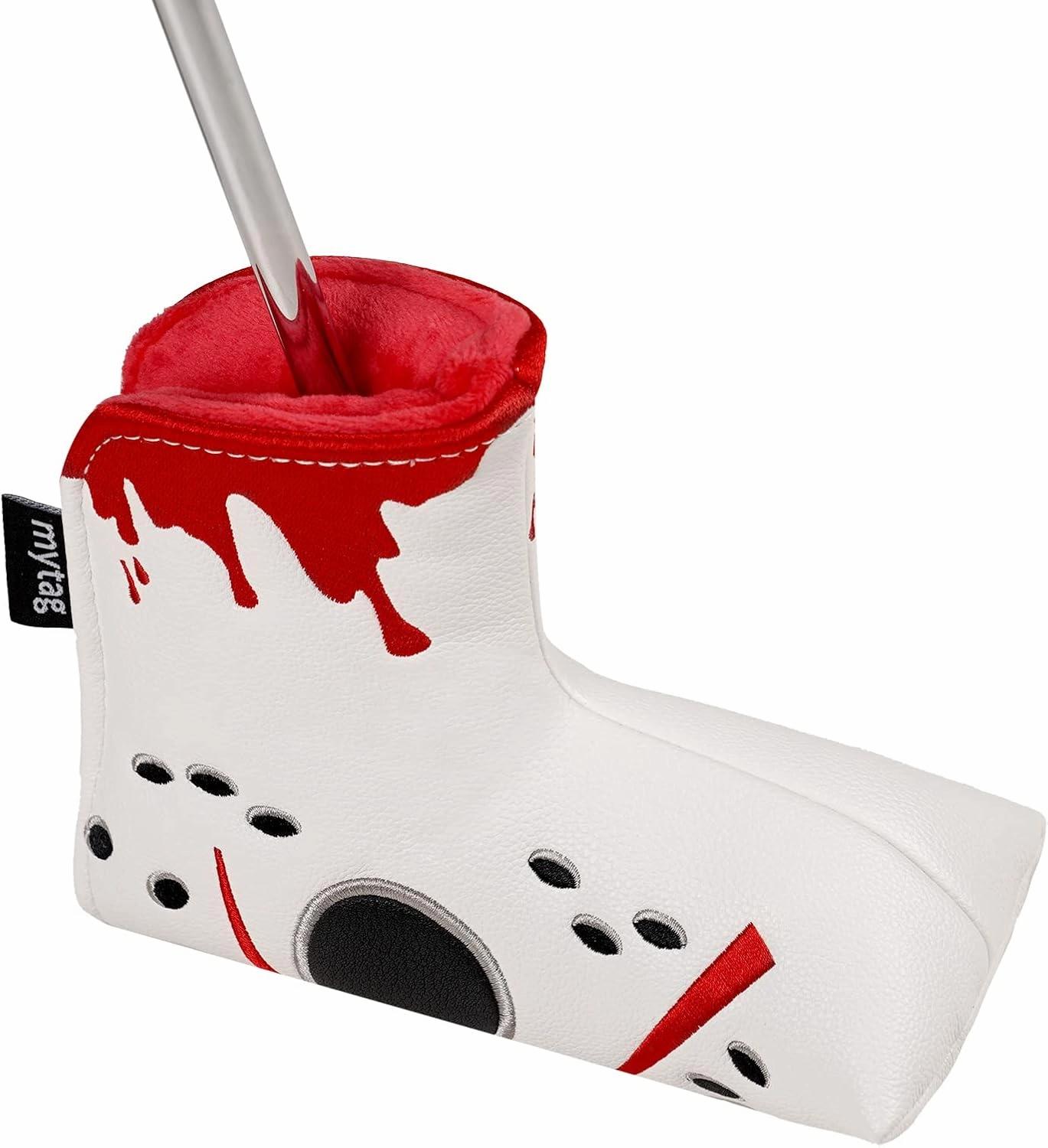 Putter Covers Hockey Goalie Mask, Mallet Putter Cover Blade Putter Cover Strong Magnetic Putter Headcover