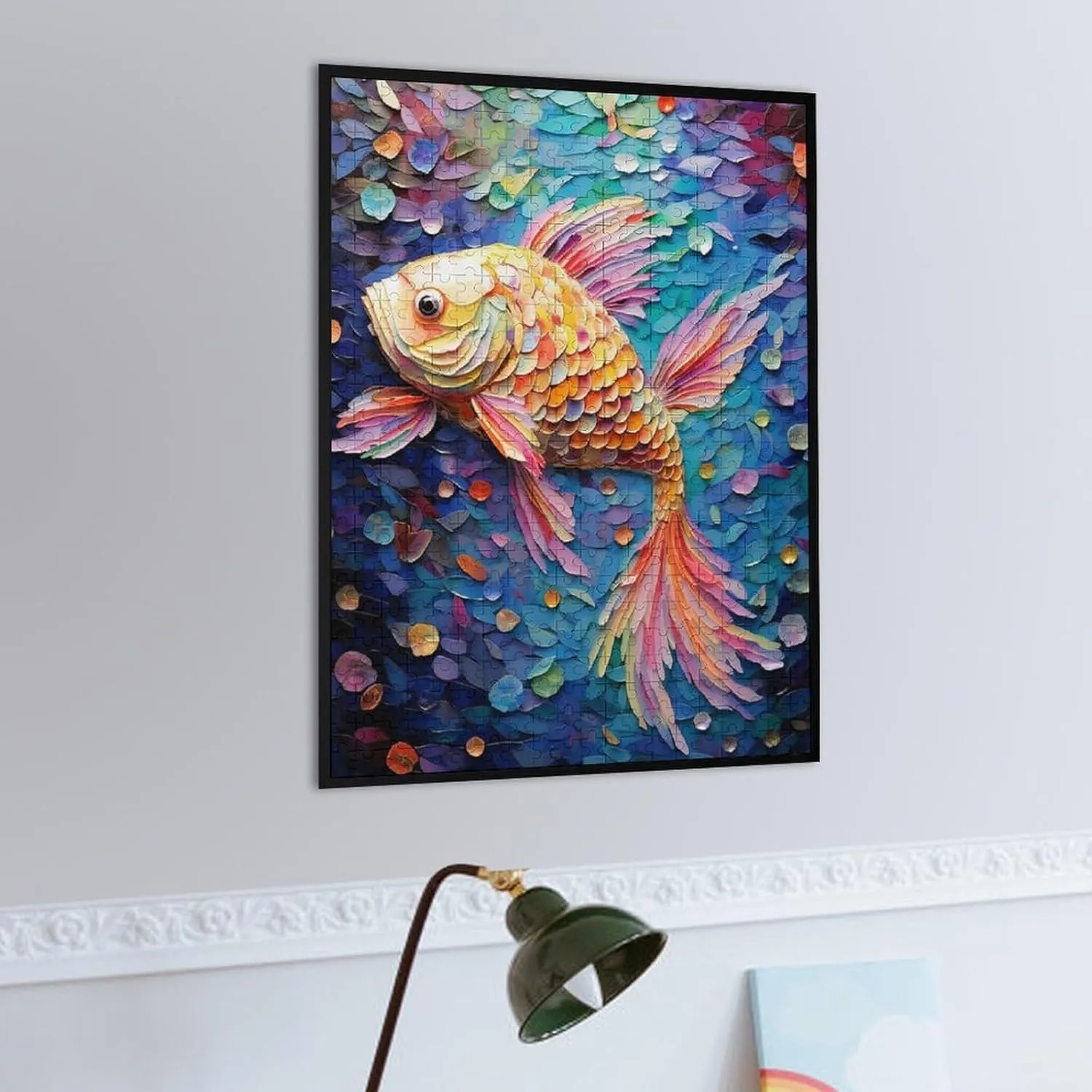 Puzzles for Adults 500 Pieces - Fish Animal Puzzle Challenging Educational Toys Puzzles Reduced Pressure Gift