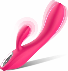 Rabbit Vibrator Sex Toys for Women - G Spot Clitoral Anal Dildo Vibrator with 7 Vibrating Modes & 3 Clit Speeds, Female Vibrator Wand Anal Nipples Stimulation Adult Sex Toys for Women Couples Pleasure