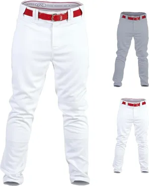 Rawlings Men's Pro 150 Series Baseball Pant | Full Length Semi-Relaxed Fit | Adult Sizes | Solid Color Options