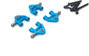 RC Car DIY Parts for WLtoys 284131 K969 K979 K989 K999 P929 P939 1/28 Metal Lower Arm Remote Control Crawler Car Upgrade Parts Accessories(Blue)
